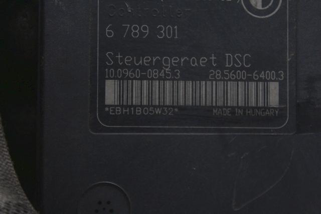 ABS AGREGAT S PUMPO OEM N. 34516789300 ORIGINAL REZERVNI DEL BMW SERIE 1 BER/COUPE/CABRIO E81/E82/E87/E88 LCI R (2007 - 2013) DIESEL LETNIK 2011