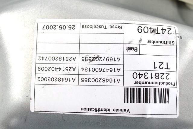 MEHANIZEM DVIGA SPREDNJIH STEKEL  OEM N. 18594 SISTEMA ALZACRISTALLO PORTA ANTERIORE ELETTR ORIGINAL REZERVNI DEL MERCEDES CLASSE ML W164 (2005-2008)DIESEL LETNIK 2007