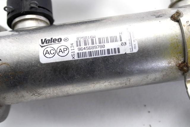 EGR VENTIL/IZMENJALNIK OEM N. 9645689780 ORIGINAL REZERVNI DEL VOLVO V50 545 (2004 - 05/2007) DIESEL LETNIK 2006