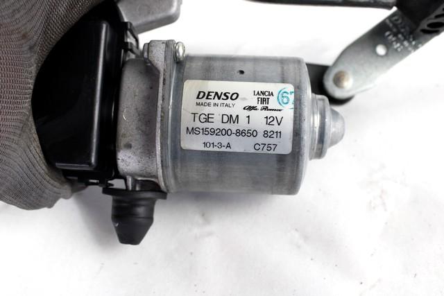 MOTORCEK PREDNJIH BRISALCEV OEM N. MS159200-8650 ORIGINAL REZERVNI DEL FIAT 500 CINQUECENTO 312 MK3 (2007 - 2015) BENZINA/GPL LETNIK 2013