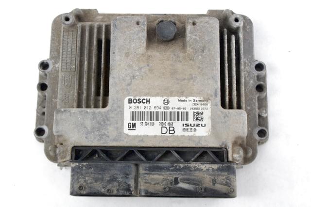 OSNOVNA KRMILNA ENOTA DDE / MODUL ZA VBRIZGAVANJE OEM N. 55560810 ORIGINAL REZERVNI DEL OPEL ASTRA H A04 L48 L08 L35 L67 R 5P/3P/SW (2007 - 2010) DIESEL LETNIK 2007