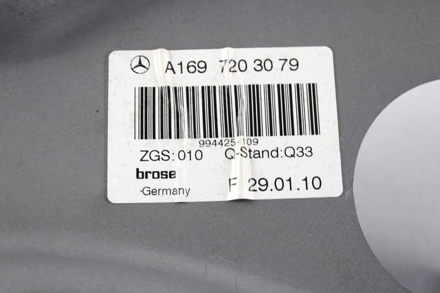 MEHANIZEM DVIGA SPREDNJIH STEKEL  OEM N. 18507 SISTEMA ALZACRISTALLO PORTA ANTERIORE ELETTR ORIGINAL REZERVNI DEL MERCEDES CLASSE B W245 T245 5P (2005 - 2011) DIESEL LETNIK 2010