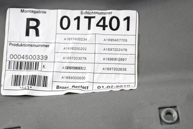 MEHANIZEM DVIGA SPREDNJIH STEKEL  OEM N. 18507 SISTEMA ALZACRISTALLO PORTA ANTERIORE ELETTR ORIGINAL REZERVNI DEL MERCEDES CLASSE B W245 T245 5P (2005 - 2011) DIESEL LETNIK 2010