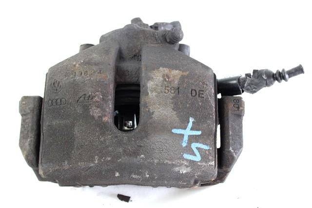 SPREDNJE LEVE ZAVORNE CELJUSTI  OEM N. 1K0615123E ORIGINAL REZERVNI DEL AUDI A3 MK2 8P 8PA 8P1 (2003 - 2008)DIESEL LETNIK 2005