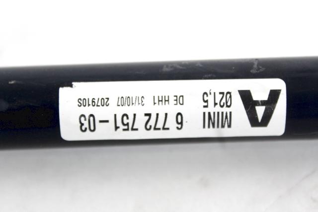 SPREDNJI STABILIZATOR OEM N. 6772751 ORIGINAL REZERVNI DEL MINI ONE / COOPER BERLINA CABRIO R56 R57 (2007 - 2013) DIESEL LETNIK 2008