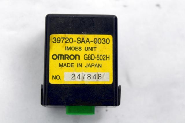 RACUNALNIK AVTOALARMA/BLOKADA MOTORJA OEM N. 39720-SAA-0030 ORIGINAL REZERVNI DEL HONDA JAZZ GD GE3 GE2 MK2 (2002 - 2008) GD1 GD5 GD GE3 GE2 GE GP GG GD6 GD8 BENZINA LETNIK 2005