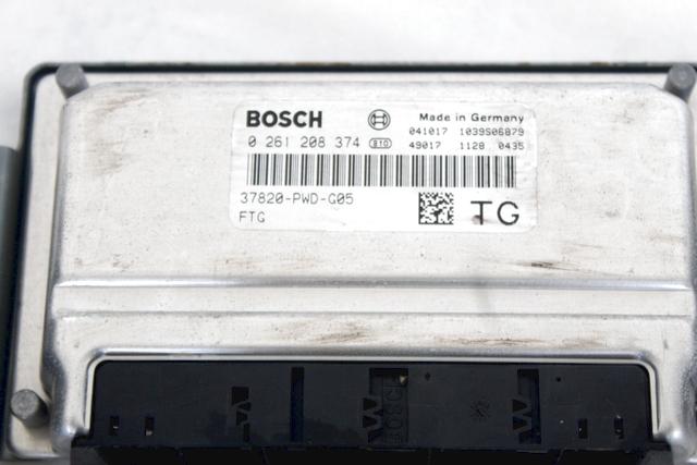 KOMPLET ODKLEPANJE IN VZIG  OEM N. 16816 KIT ACCENSIONE AVVIAMENTO ORIGINAL REZERVNI DEL HONDA JAZZ GD GE3 GE2 MK2 (2002 - 2008) GD1 GD5 GD GE3 GE2 GE GP GG GD6 GD8 BENZINA LETNIK 2005