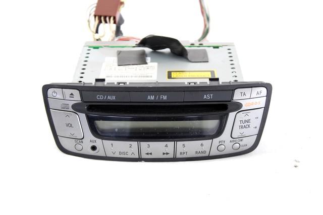 RADIO CD / OJACEVALNIK / IMETNIK HIFI OEM N. 86120-0H010 ORIGINAL REZERVNI DEL TOYOTA AYGO B1 R (2009 - 02/2012) BENZINA LETNIK 2012