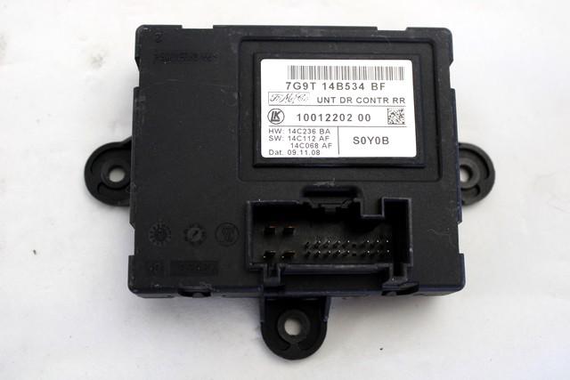 RACUNALNIK VRAT IN STEKEL OEM N. 7G9T-14B534-BF ORIGINAL REZERVNI DEL FORD S-MAX WA6 MK1 (2006 - 2010) DIESEL LETNIK 2009