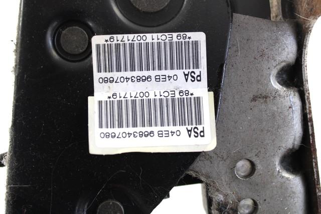 OEM N. 9683407680 ORIGINAL REZERVNI DEL PEUGEOT 207 / 207 CC WA WC WD WK (2006 - 05/2009) BENZINA/GPL LETNIK 2009