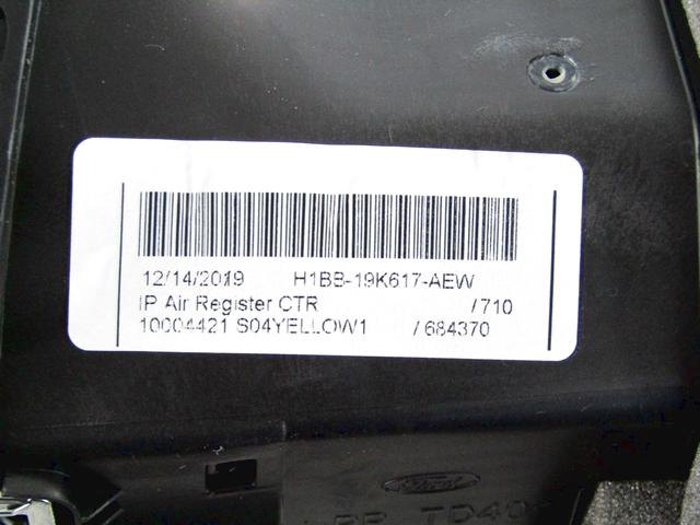 CENTRALNE PREZRACEVALNE SOBE  OEM N. H1BB-19K617-AEW ORIGINAL REZERVNI DEL FORD PUMA MK2 (DAL 2019)BENZINA LETNIK 2020