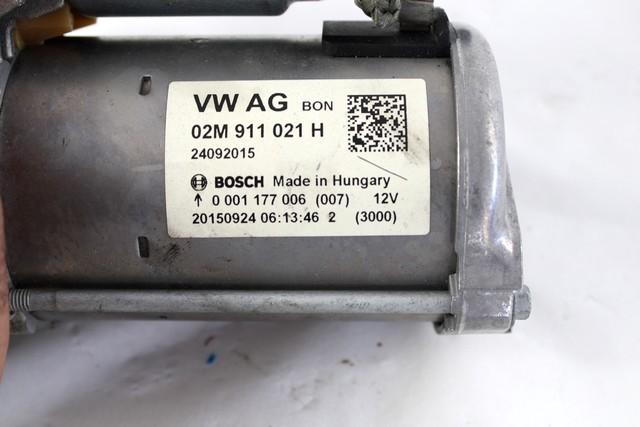 ZAGANJAC MOTORJA  OEM N. 02M911021H ORIGINAL REZERVNI DEL VOLKSWAGEN POLO 6R1 6C1 R (02/2014 - 2017) BENZINA LETNIK 2015