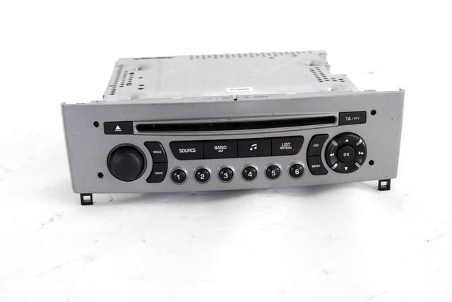 RADIO CD / OJACEVALNIK / IMETNIK HIFI OEM N. 96750243XH ORIGINAL REZERVNI DEL PEUGEOT 308 4A 4B 4C 4E 4H MK1 BER/SW/CC (2007 - 2013) DIESEL LETNIK 2011