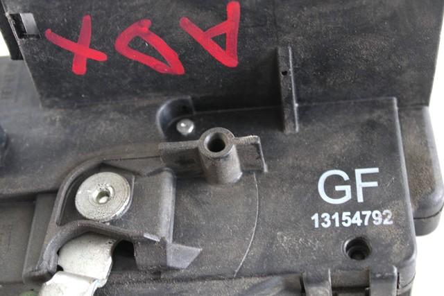 CENTRALNI ZAKLEP SPREDNJIH VRAT  OEM N. 13154792 ORIGINAL REZERVNI DEL OPEL MERIVA A X03 R (2006 - 2010) BENZINA/GPL LETNIK 2010