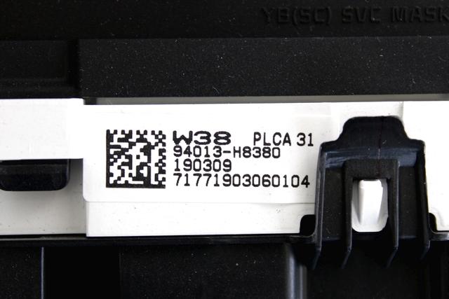 KILOMETER STEVEC OEM N. 94013-H8380 ORIGINAL REZERVNI DEL KIA STONIC YB (DAL 2017)BENZINA/GPL LETNIK 2019