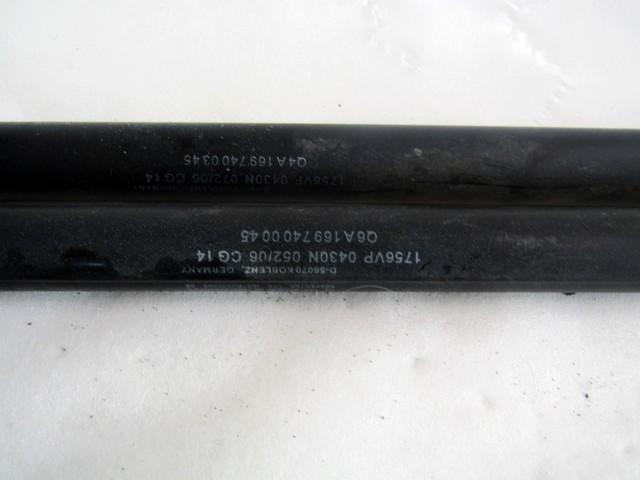 AMORTIZERJI PRTLJAZNIH VRAT  OEM N. 18261 PISTONCINI / ASTA COFANO POSTERIORE ORIGINAL REZERVNI DEL MERCEDES CLASSE A W169 5P C169 3P (2004 - 04/2008) BENZINA LETNIK 2006