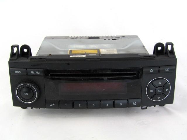 RADIO CD / OJACEVALNIK / IMETNIK HIFI OEM N. A1698200386 ORIGINAL REZERVNI DEL MERCEDES CLASSE A W169 5P C169 3P (2004 - 04/2008) BENZINA LETNIK 2006