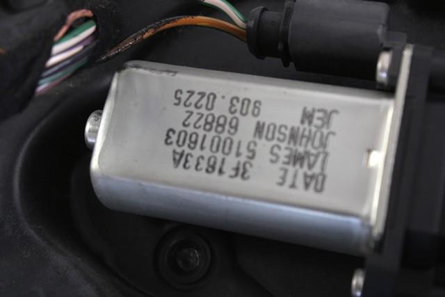 MEHANIZEM DVIGA SPREDNJIH STEKEL  OEM N. 17449 SISTEMA ALZACRISTALLO PORTA ANTERIORE ELETTR ORIGINAL REZERVNI DEL LANCIA Y YPSILON 843 (2003-2006) BENZINA LETNIK 2005