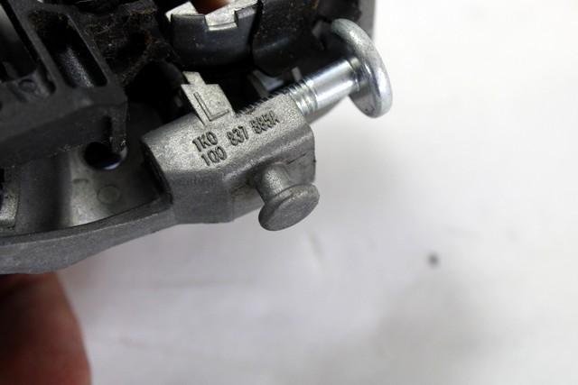 ZUNANJA KLJUKA SPREDNJA LEVA VRATA OEM N. 1K5837205GRU ORIGINAL REZERVNI DEL VOLKSWAGEN GOLF PLUS 5M1 521 MK1 R (2009 - 2014)DIESEL LETNIK 2010