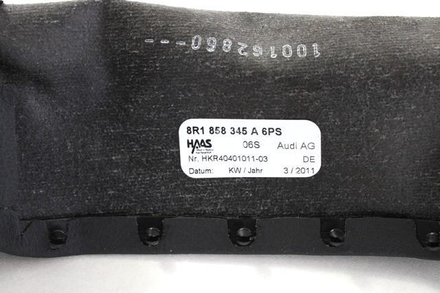 MONTA?NI DELI /  ARMATURNE PLOSCE SPODNJI OEM N. 8R1858345A ORIGINAL REZERVNI DEL AUDI Q5 8R B8 (10/2008 - 06/2012) DIESEL LETNIK 2011