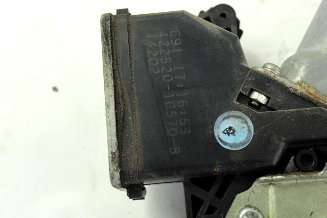 MEHANIZEM DVIGA SPREDNJIH STEKEL  OEM N. 19296 SISTEMA ALZACRISTALLO PORTA ANTERIORE ELETTR ORIGINAL REZERVNI DEL TOYOTA RAV 4 A3 MK3 (2006 - 03/2009) DIESEL LETNIK 2006