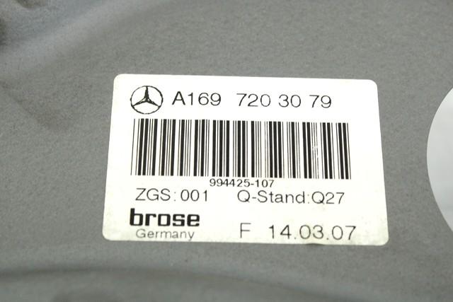 MEHANIZEM DVIGA SPREDNJIH STEKEL  OEM N. 18507 SISTEMA ALZACRISTALLO PORTA ANTERIORE ELETTR ORIGINAL REZERVNI DEL MERCEDES CLASSE B W245 T245 5P (2005 - 2011) DIESEL LETNIK 2007