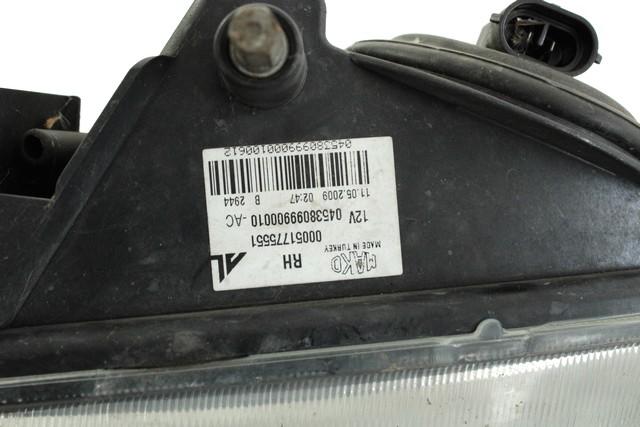 DESNA MEGLENKA OEM N. 51800000 ORIGINAL REZERVNI DEL LANCIA DELTA 844 MK3 (2008 - 2014) DIESEL LETNIK 2009