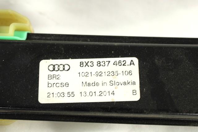 MEHANIZEM DVIGA SPREDNJIH STEKEL  OEM N. 33304 SISTEMA ALZACRISTALLO PORTA ANTERIORE ELETTR ORIGINAL REZERVNI DEL AUDI A1 8X 8X1 8XF (2010 - 2015)DIESEL LETNIK 2014