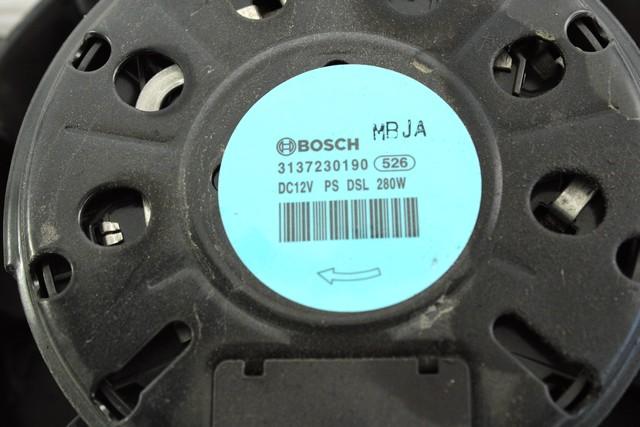 VENTILATOR HLADILNIKA OEM N. 3137230190 ORIGINAL REZERVNI DEL KIA SOUL PS MK2 (2013 - 2018)DIESEL LETNIK 2017