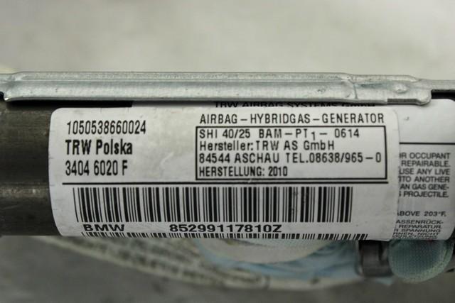 ZRACNA BLAZINA GLAVA DESNA OEM N. 72122991178 ORIGINAL REZERVNI DEL BMW X1 E84 (2009 - 2015)DIESEL LETNIK 2011