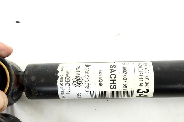 ZADNJI AMORTIZERJI OEM N. 6C0513025AH ORIGINAL REZERVNI DEL VOLKSWAGEN POLO 6R1 6C1 R (02/2014 - 2017) BENZINA LETNIK 2015