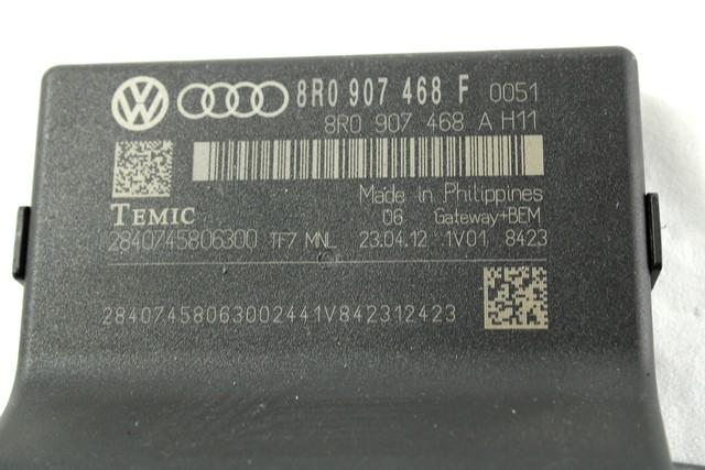 RACUNALNIK VMESNIKA (GATEWAY) OEM N. 8R0907468F ORIGINAL REZERVNI DEL AUDI A5 8T R COUPE/5P  (08/2011 - 06/2016) DIESEL LETNIK 2012