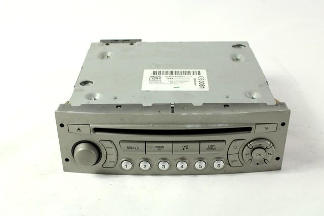 RADIO CD / OJACEVALNIK / IMETNIK HIFI OEM N. 98041626CL ORIGINAL REZERVNI DEL CITROEN C3 PICASSO MK1R (2012 - 2017) DIESEL LETNIK 2013