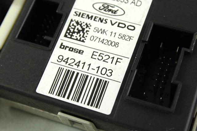 MEHANIZEM DVIGA SPREDNJIH STEKEL  OEM N. 18519 SISTEMA ALZACRISTALLO PORTA ANTERIORE ELETTR ORIGINAL REZERVNI DEL FORD FOCUS DA HCP DP MK2 R BER/SW (2008 - 2011) DIESEL LETNIK 2008