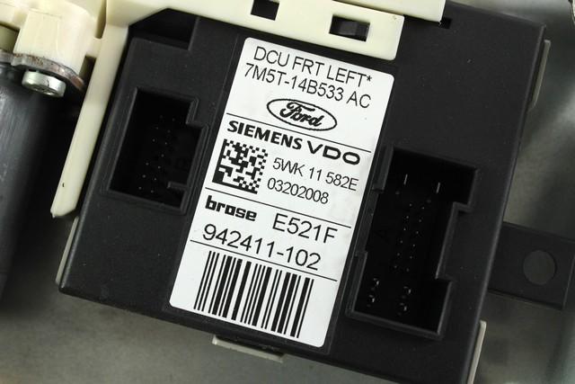 MEHANIZEM DVIGA SPREDNJIH STEKEL  OEM N. 18378 SISTEMA ALZACRISTALLO PORTA ANTERIORE ELETTR ORIGINAL REZERVNI DEL FORD FOCUS DA HCP DP MK2 R BER/SW (2008 - 2011) DIESEL LETNIK 2008