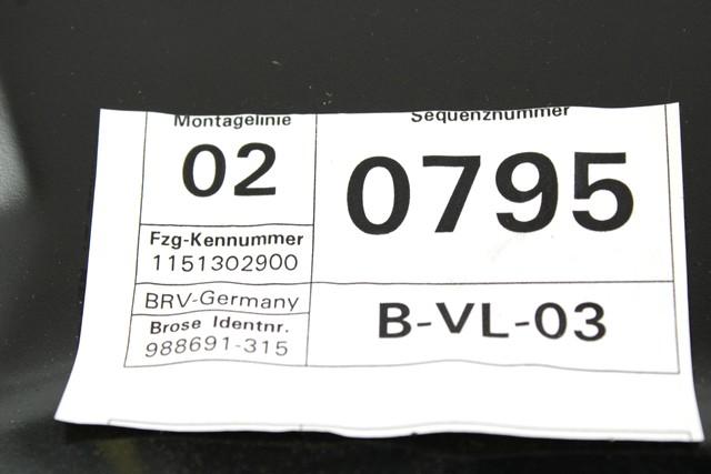 MEHANIZEM DVIGA SPREDNJIH STEKEL  OEM N. 357 SISTEMA ALZACRISTALLO PORTA ANTERIORE ELETTRIC ORIGINAL REZERVNI DEL VOLKSWAGEN PASSAT B7 362 365 BER/SW (10/2010 - 2015)DIESEL LETNIK 2012