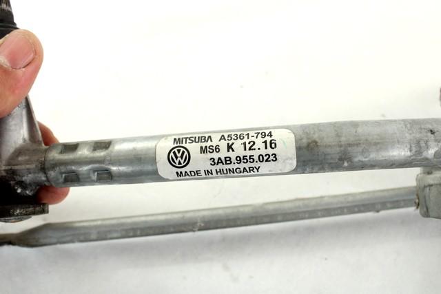 MOTORCEK PREDNJIH BRISALCEV OEM N. 3AB955023 ORIGINAL REZERVNI DEL VOLKSWAGEN PASSAT B7 362 365 BER/SW (10/2010 - 2015)DIESEL LETNIK 2012