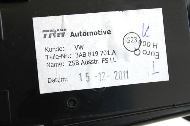 ODVOD ZRAKA OEM N. 3AB819701A ORIGINAL REZERVNI DEL VOLKSWAGEN PASSAT B7 362 365 BER/SW (10/2010 - 2015)DIESEL LETNIK 2012