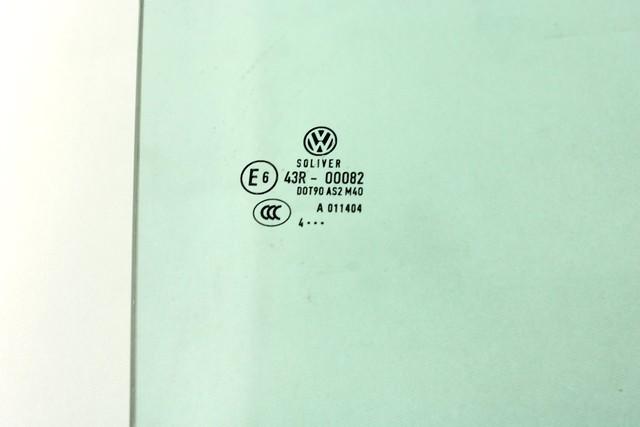 STEKLO ZADNJIH DESNIH VRAT OEM N. 3AF845026 ORIGINAL REZERVNI DEL VOLKSWAGEN PASSAT B7 362 365 BER/SW (10/2010 - 2015)DIESEL LETNIK 2012