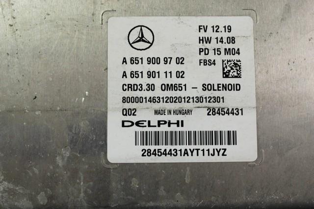 KOMPLET ODKLEPANJE IN VZIG  OEM N. 109397 KIT ACCENSIONE AVVIAMENTO ORIGINAL REZERVNI DEL MERCEDES CLA C117 X117 BER/SW (2013 - 2019) DIESEL LETNIK 2016