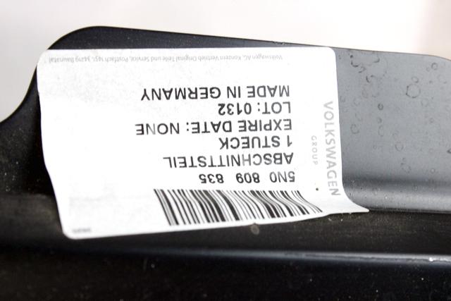 BOCNA STRUKTURA KAROSERIJE OEM N. 5N0809835 ORIGINAL REZERVNI DEL VOLKSWAGEN TIGUAN 5N MK1 R (2011 - 2016)  DIESEL LETNIK 2012