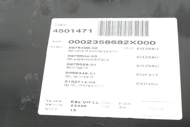 NOTRANJA OBLOGA SPREDNJIH VRAT OEM N. PNADPBWSR3E92CP2P ORIGINAL REZERVNI DEL BMW SERIE 3 BER/SW/COUPE/CABRIO E90/E91/E92/E93 (2005 -2009) DIESEL LETNIK 2009