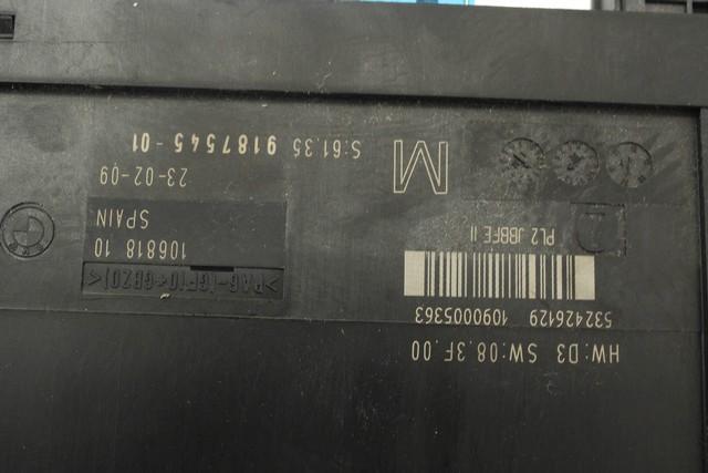 RACUNALNIK MOTORJA/REM OEM N. 61359187545 ORIGINAL REZERVNI DEL BMW SERIE 3 BER/SW/COUPE/CABRIO E90/E91/E92/E93 (2005 -2009) DIESEL LETNIK 2009