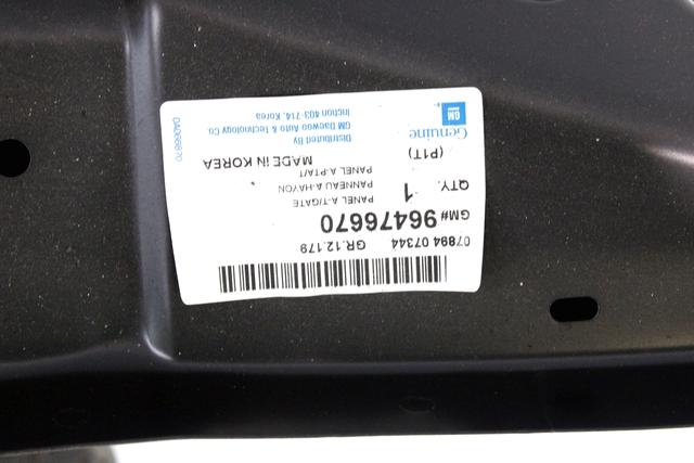 PRTLJAZNA VRATA OEM N. 96476670 ORIGINAL REZERVNI DEL CHEVROLET KALOS T200 (2005 - 2008) BENZINA LETNIK 2007