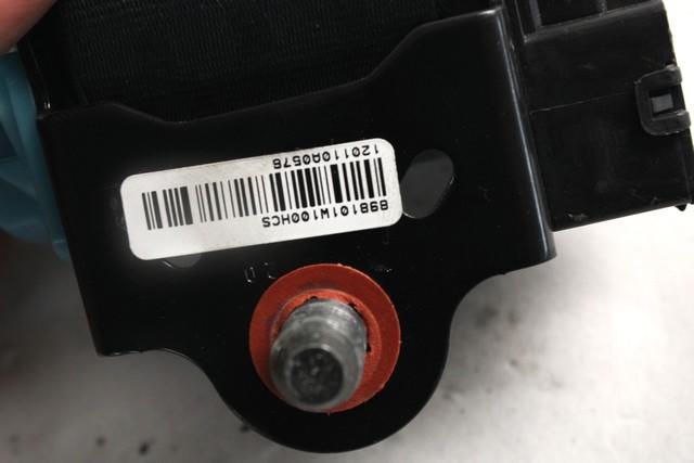 VARNOSTNI PAS OEM N. 89810-1W100 ORIGINAL REZERVNI DEL KIA RIO UB MK3 (2011 - 2017)DIESEL LETNIK 2013