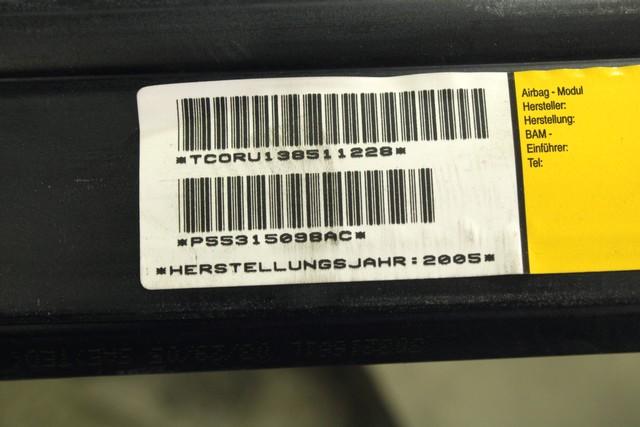 ZRACNA BLAZINA GLAVA DESNA OEM N. 55315098AC ORIGINAL REZERVNI DEL JEEP CHEROKEE MK3 R KJ (2005 - 2008) DIESEL LETNIK 2005