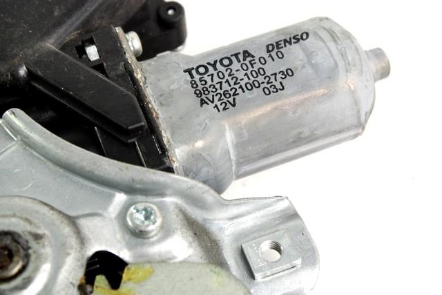 MEHANIZEM DVIGA SPREDNJIH STEKEL  OEM N. 19254 SISTEMA ALZACRISTALLO PORTA ANTERIORE ELETTR ORIGINAL REZERVNI DEL TOYOTA YARIS P9 MK2 (01/2006 - 2009) BENZINA LETNIK 2007