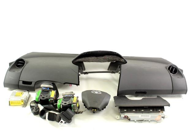 KIT AIRBAG KOMPLET OEM N. 19254 KIT AIRBAG COMPLETO ORIGINAL REZERVNI DEL TOYOTA YARIS P9 MK2 (01/2006 - 2009) BENZINA LETNIK 2007