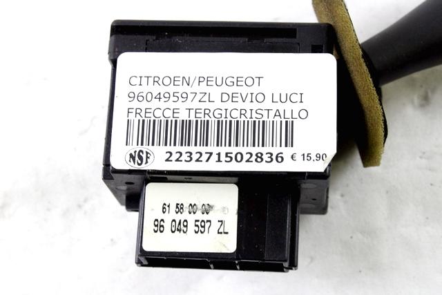 OBVOLANSKO STIKALO OEM N. 96049597ZL ORIGINAL REZERVNI DEL PEUGEOT 206 / 206 CC 2A/C 2D 2E/K (1998 - 2003) BENZINA LETNIK 1999