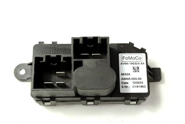 REGULATOR PREZRACEVANJA OEM N. AV6N-19E624-AA ORIGINAL REZERVNI DEL FORD CMAX GRAND CMAX MK2 DXA-CB7 DXA-CEU (2010 - 03/2015) DIESEL LETNIK 2012